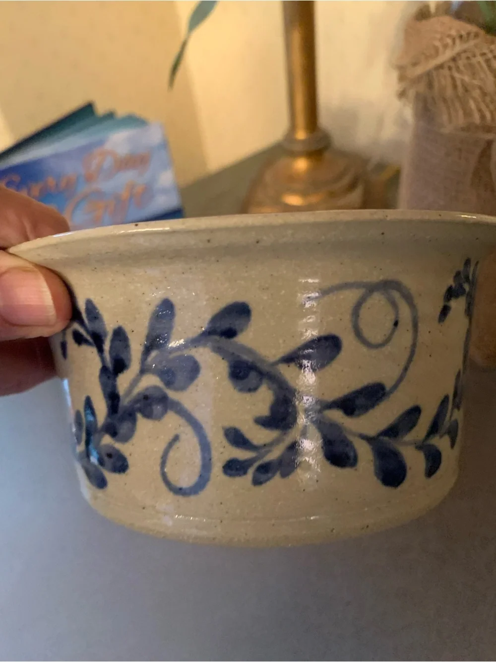 CHARLESTON POTTERY, juicer or apple baker stoneware.
